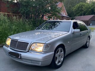 1998 Mercedes-Benz S-Класс 500 Long III (W140) Рестайлинг, серебристый, 800000 рублей, вид 1
