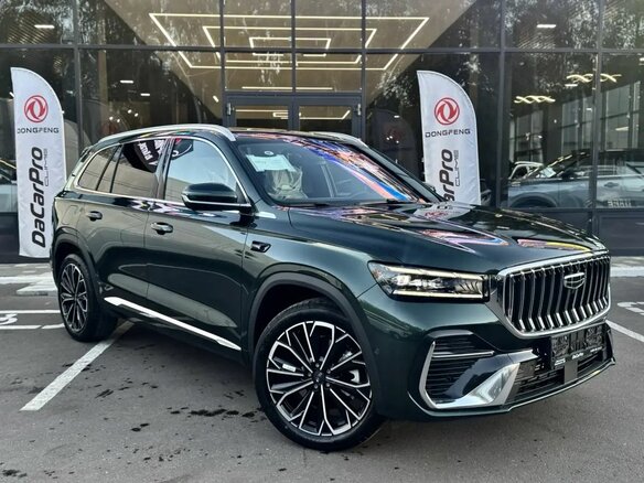 2026 Geely Monjaro (Xingyue L) I Рестайлинг 2 (China Market), зелёный, 4190000 рублей - вид 2