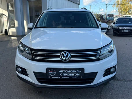 2012 Volkswagen Tiguan I Рестайлинг, белый, 1265000 рублей, вид 1