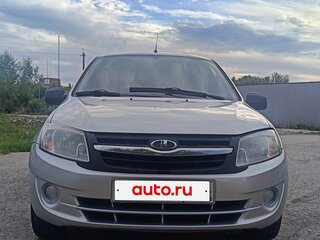 2012 Lada (ВАЗ) Granta I, серебристый, 299000 рублей, вид 2