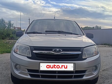2012 Lada (ВАЗ) Granta I, серебристый, 295000 рублей, вид 2