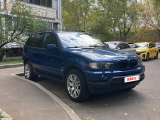2003 BMW X5 3.0i I (E53), синий, 870000 рублей, вид 3