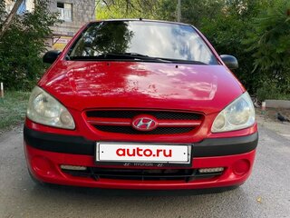 2007 Hyundai Getz I Рестайлинг, красный, 400000 рублей, вид 1
