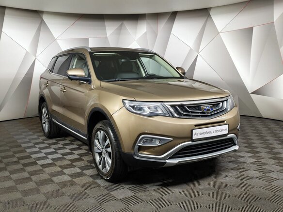 2021 Geely Atlas I, жёлтый - вид 2