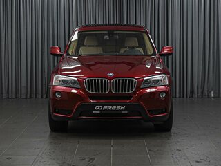 2012 BMW X3 28i xDrive II (F25), красный, 1698000 рублей, вид 3