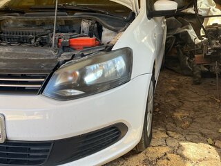 2012 Volkswagen Polo V, белый, 645000 рублей, вид 4