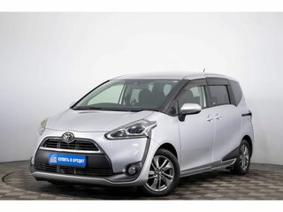 2016 Toyota Sienta II, серебристый, 1349000 рублей, вид 3