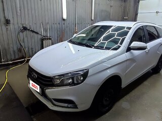 2019 Lada (ВАЗ) Vesta SW I, белый, 950000 рублей, вид 2