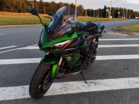 2020 Kawasaki Ninja 1000 SX, зелёный, 1200000 рублей, вид 1