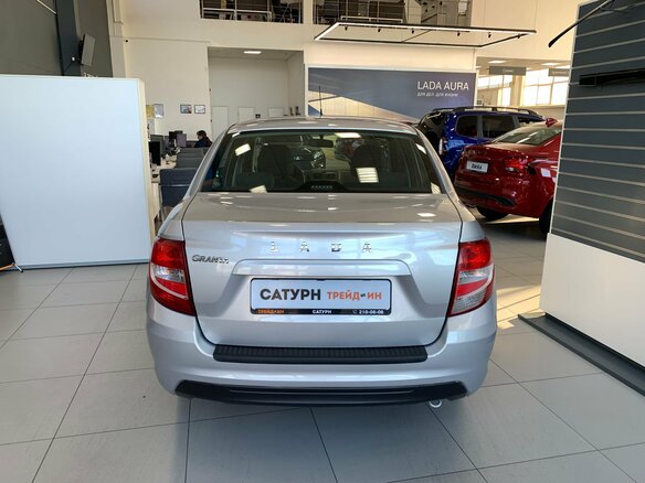 2019 Lada (ВАЗ) Granta I Рестайлинг, серебристый, 480000 рублей - вид 7