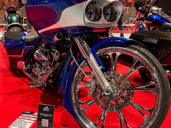 2007 Harley-Davidson Road Glide, синий, 1750000 рублей - вид 5