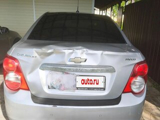 2012 Chevrolet Aveo II, серебристый, 610000 рублей, вид 3