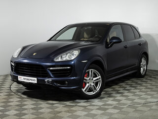 2011 Porsche Cayenne Turbo II (958), синий, 2130000 рублей, вид 1
