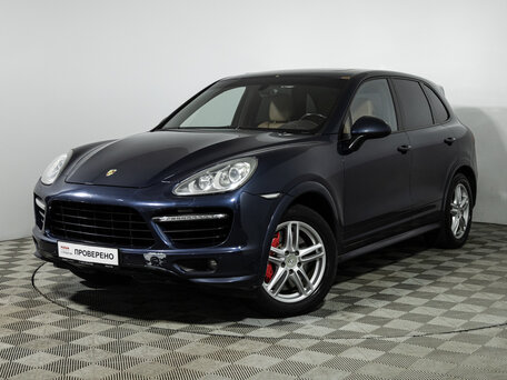2011 Porsche Cayenne Turbo II (958), синий, 2110000 рублей, вид 1