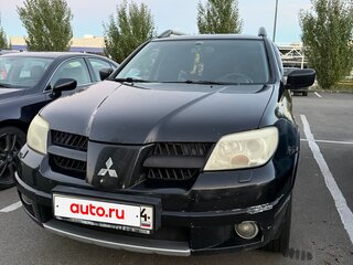 2007 Mitsubishi Outlander I, чёрный, 510000 рублей, вид 4