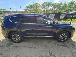 2019 Hyundai Santa Fe IV, синий, 3150000 рублей, вид 2