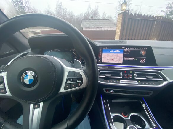 2020 BMW X7 40d I (G07), синий, 10500000 рублей - вид 14