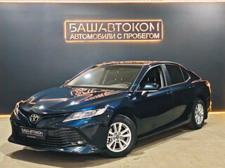 2018 Toyota Camry VIII (XV70), синий, 2650000 рублей, вид 1
