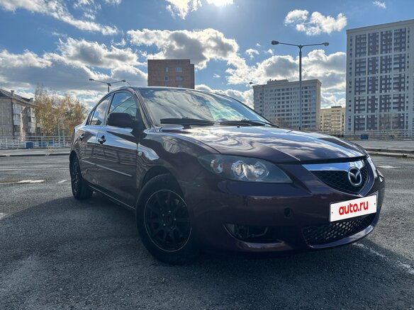 2007 Mazda 3 I (BK) Рестайлинг, красный, 470000 рублей - вид 1