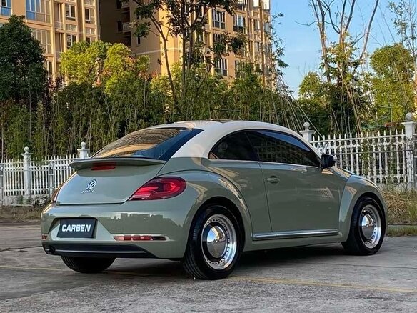 2019 Volkswagen Beetle II (A5), зелёный, 1220333 рублей - вид 4