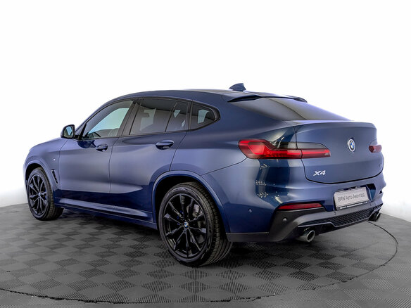 2020 BMW X4 30d II (G02), синий, 4785000 рублей - вид 6