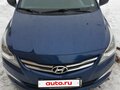 2014 Hyundai Solaris I Рестайлинг, синий, 900000 рублей - вид 4