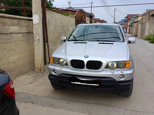 2003 BMW X5 3.0i I (E53), серебристый, 850000 рублей - вид 2