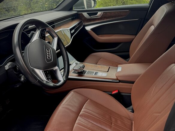 2022 Audi A6 45 TFSI V (C8), серый, 5100000 рублей - вид 11