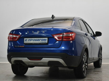 2021 Lada (ВАЗ) Vesta I, синий, 930000 рублей, вид 4
