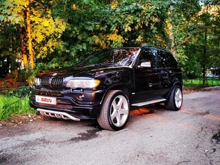 2002 BMW X5 4.6is I (E53), чёрный, 1150000 рублей, вид 1