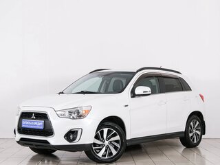 2014 Mitsubishi ASX I Рестайлинг, белый, 1349000 рублей, вид 3