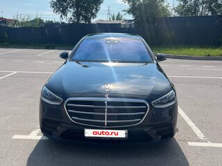 2021 Mercedes-Benz S-Класс 450 Long 4MATIC VII (W223), чёрный, 9300000 рублей, вид 2