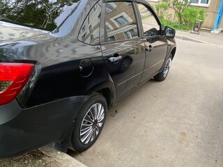 2012 Lada (ВАЗ) Granta I, чёрный, 200000 рублей, вид 4