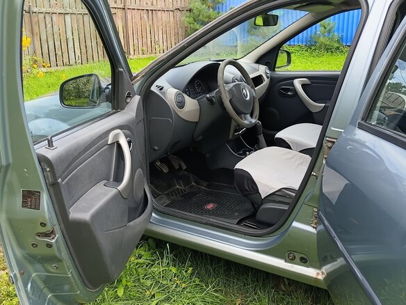 2012 Renault Logan I Рестайлинг, синий, 365000 рублей - вид 9
