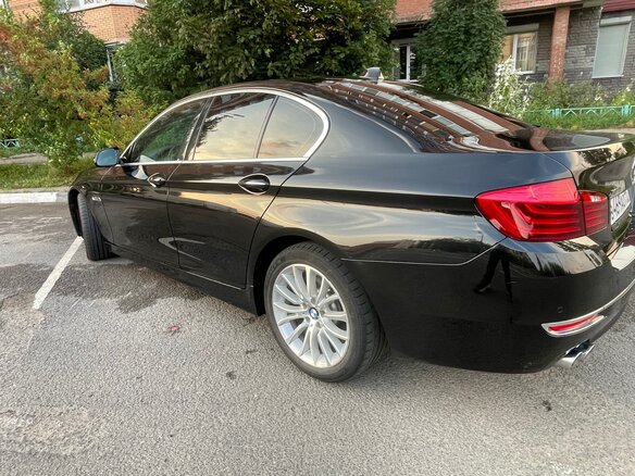 2015 BMW 5 серии 530d xDrive VI (F10/F11/F07) Рестайлинг, чёрный, 3620000 рублей - вид 9