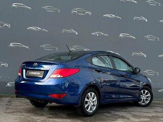 2015 Hyundai Solaris I Рестайлинг, синий, 892300 рублей, вид 2