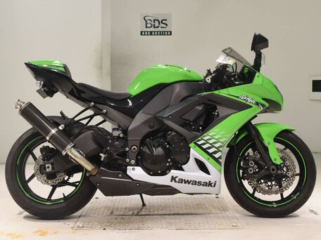 2010 Kawasaki ZX-10R Ninja, зелёный, 895000 рублей, вид 2