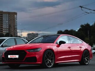 2020 Audi A7 55 TFSI II (4K), серебристый, 5150000 рублей, вид 3