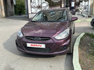 2012 Hyundai Solaris I, фиолетовый, 680000 рублей, вид 3