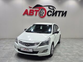 2014 Hyundai Solaris I Рестайлинг, белый, 805000 рублей, вид 3