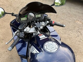 2002 Honda VFR 800, синий, 430000 рублей, вид 3