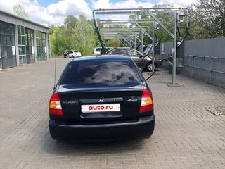 2011 Hyundai Accent ТагАЗ II, чёрный, 400000 рублей, вид 4