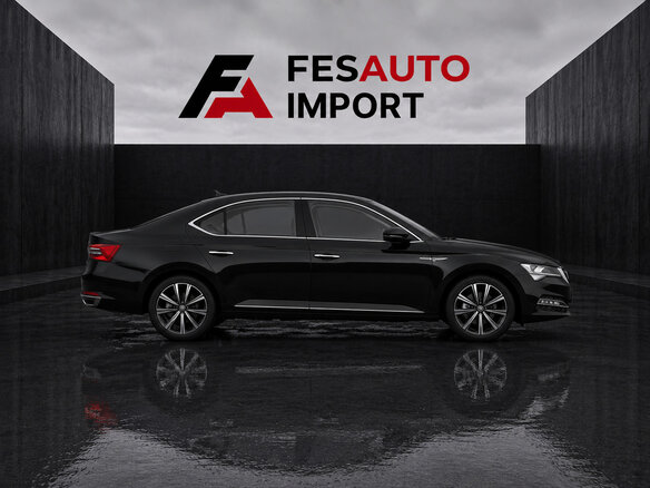2026 Skoda Superb III Рестайлинг, чёрный - вид 2