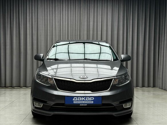 2016 Kia Rio III Рестайлинг, серый, 999000 рублей - вид 2