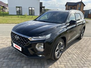 2019 Hyundai Santa Fe IV, чёрный, 2940000 рублей, вид 5
