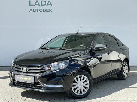 2021 Lada (ВАЗ) Vesta I, чёрный, 768000 рублей, вид 1