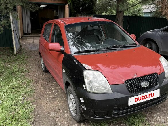 2007 Kia Picanto I, красный