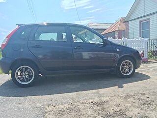 2008 Lada (ВАЗ) Kalina I, синий, 210000 рублей, вид 2