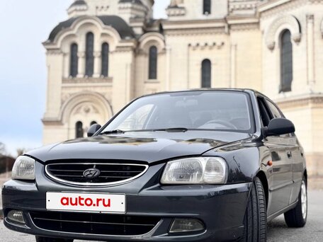 2008 Hyundai Accent ТагАЗ II, серый, 350000 рублей, вид 1