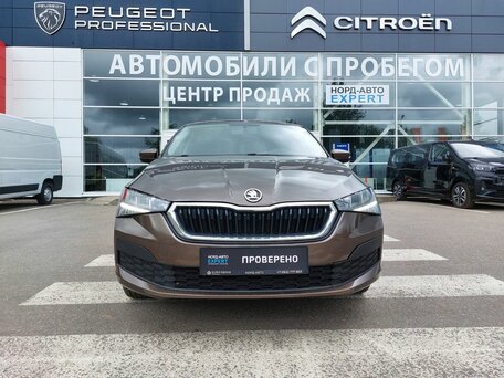 2021 Skoda Rapid II, коричневый, 1570000 рублей, вид 2